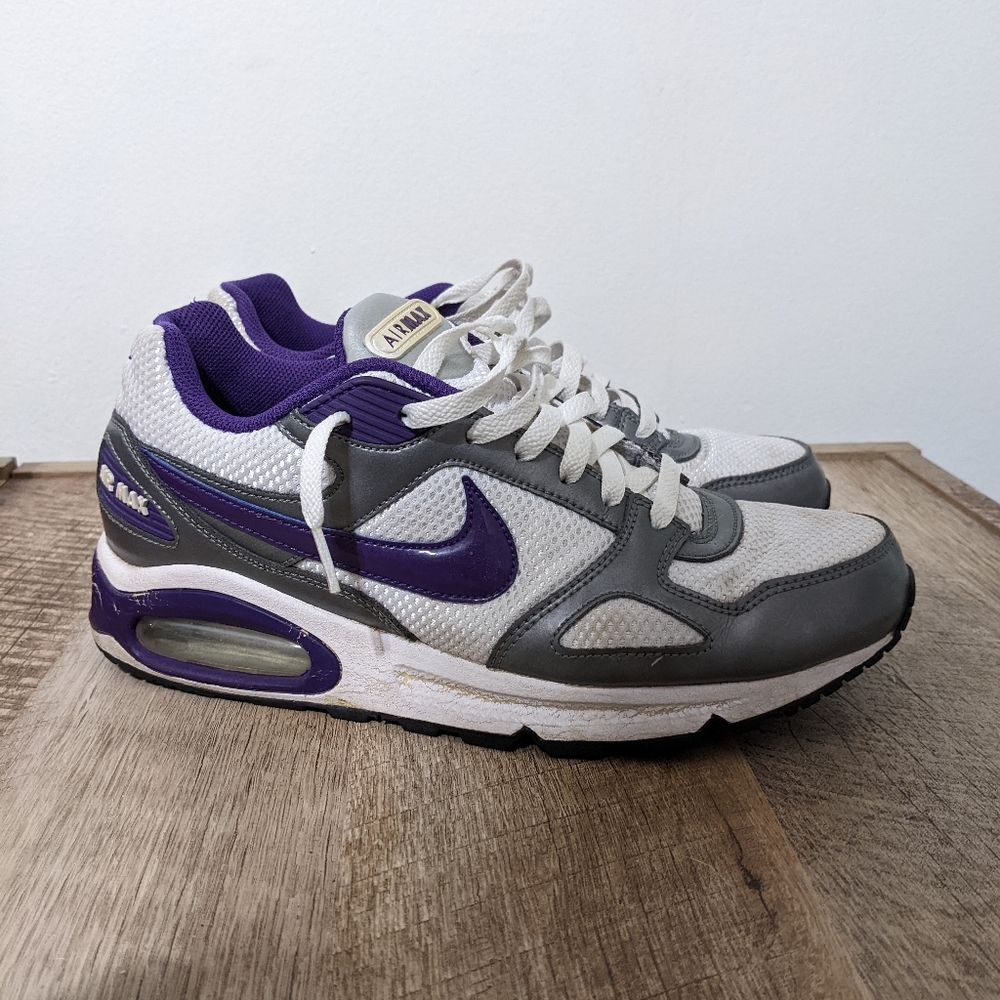 Nike Women's Air Max Purple and White Size 10